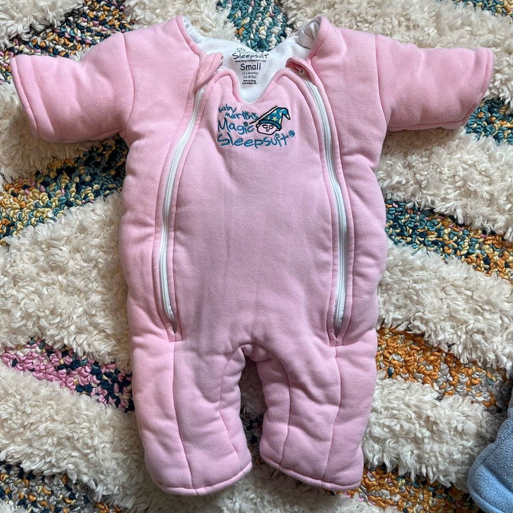 Pink Baby Merlin’s Magic Sleepsuit Size Small / 3-6 months